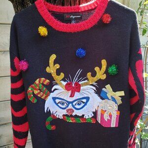 The GOAT Ugly Christmas Sweater
